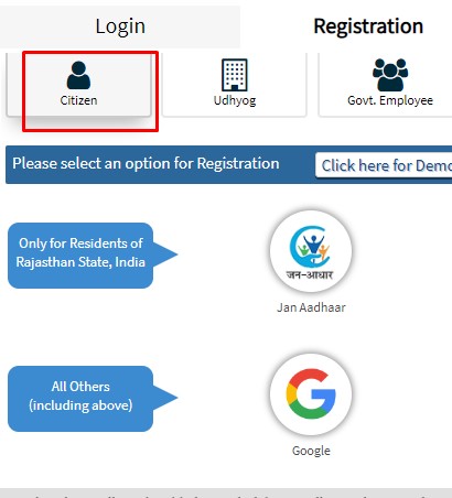 citizen ssoid registration